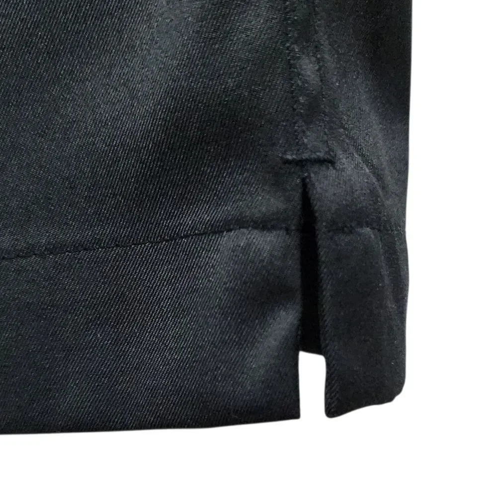 Nike Golf Pants Men 35x30 Black Flat Straight Dr- Fit Zip Stretch Performance